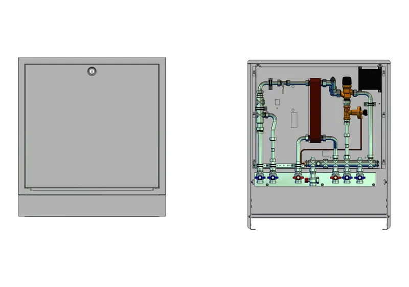 strawa Frischwasser-Wohnungsstation Friwara smart WS17-HT-CU-UP