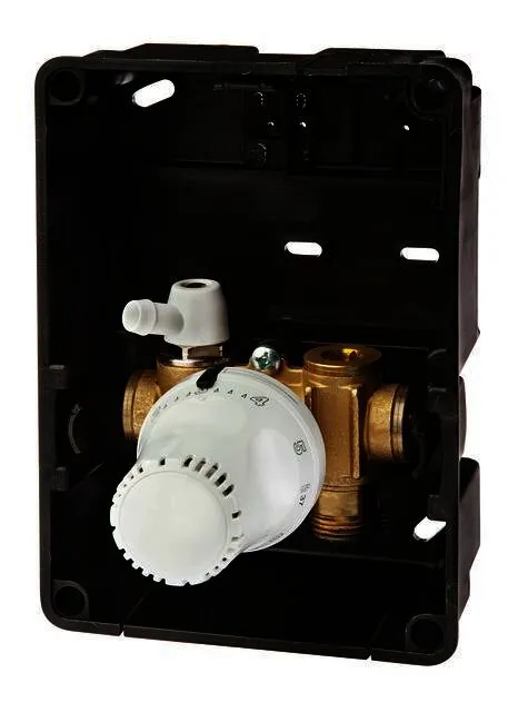 SX Regelbox TH STANDARD Therm.kopf a. G3/4a Eurok. MS, Kst. Bl. weiß