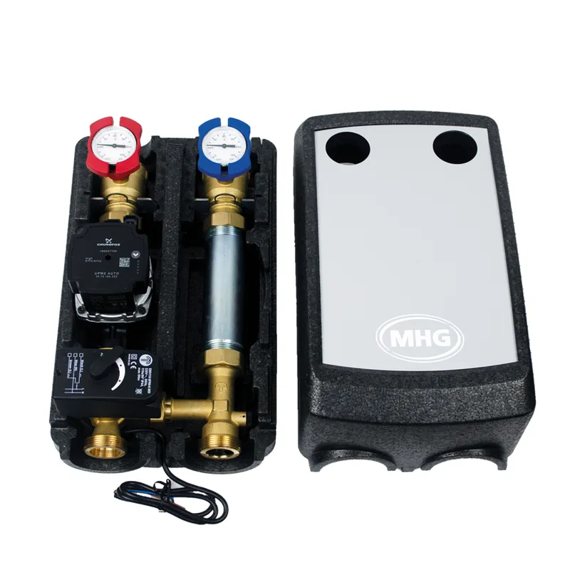 MHG Pumpengruppe DN25, gemischt VL links, UPM3, progressiver Mischer