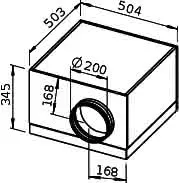 Helios SB EC 200 A SILENTBOX Rohrv.schallged. EC 1-PH 50/60Hz regelb. – Bild 2