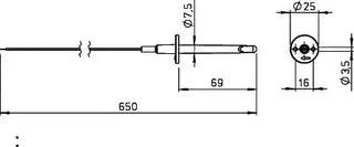 Helios KWL-LTK Lufttemperatur-Kanalfühler – Bild 2