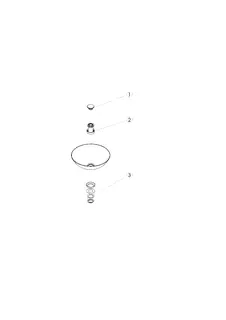 Alape Schalenbecken K360.GS 3501000 Bicolor s/w – Bild 2