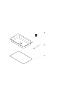 Alape Einbaubecken SR650 2218500 Weiß – Bild 2