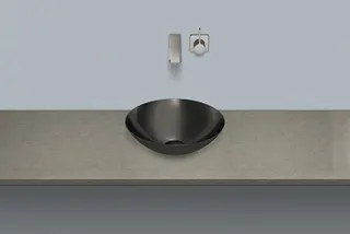 Alape Schalenbecken K360.GS 3501000 Dark Iron