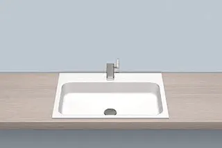 Alape Einbaubecken SR650H 2219800 Weiß