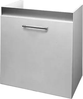 Unterbau wandmontiert zu RoClassic 74/73 Mit Schublade, Farbe: weiss