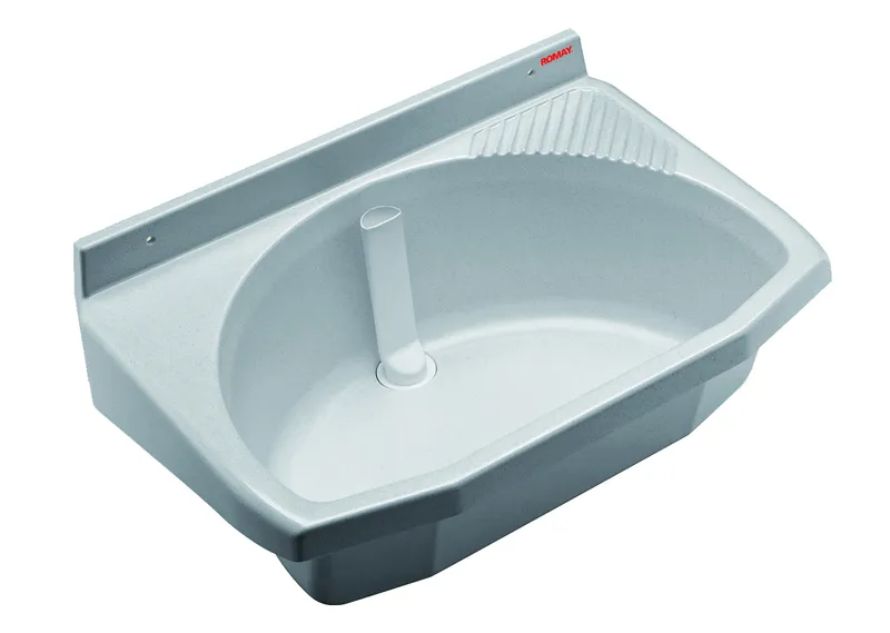 Mehrzweckbecken Modern 700 x 500 mm Farbe: weiss-marmoriert