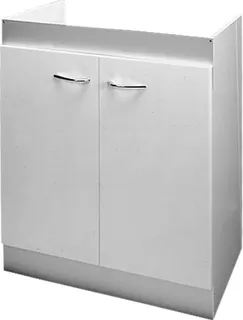 Unterbau bodenstehend zu RoClassic 74/73 Mit Türen, Farbe: weiss