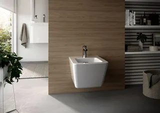 TOTO SP Bidet, wandhängend mit Hahnloch, mit Überlauf – Bild 3