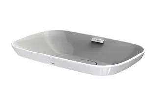 TOTO NEOREST Aufsatzwascht. weiß 600mm ohne Hahnloch mit Überlauf