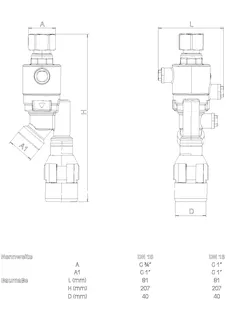 SYR Systemtrenner BA 6600 ST für Standrohre, DN 20 – Bild 3