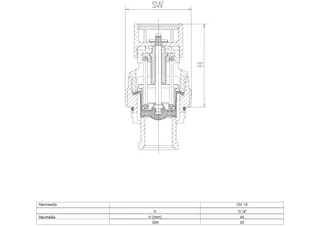 SYR MSV-Austauschpatrone 2116.3 DN 15+20 7bar verchromt – Bild 3