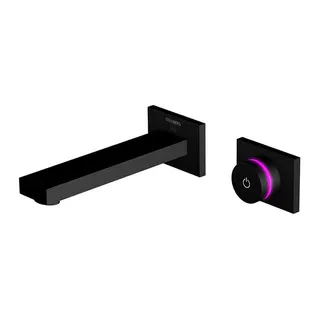 Steinberg iFlow Vollelektron. Wand-Waschtisch-Armatur 390 1816 S, matt black