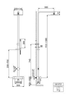 Steinberg Brauseset 160 2721, chrom – Bild 2