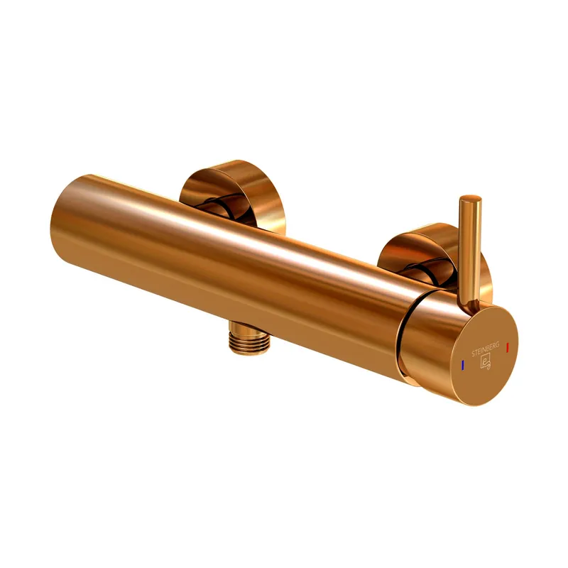 Steinberg Aufputz-Einhebelmischer für Dusche 100 1220 RG, rose gold