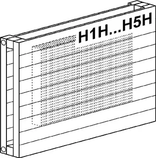 BEMM HEW Pawa H-H0840x103x0700 Typ HLH 84/56 horizontal, Weiss 9016 – Bild 2