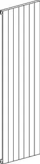 BEMM HEW Pawa V-H2000x032x0420 vertikal, MML-Anschluss, Weiss 9016 – Bild 2