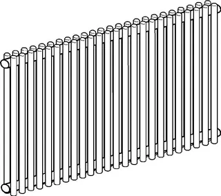 BEMM Kreuz-RR Krera KR2-H2000x075x0919 24 EL, Weiss 9016 – Bild 2