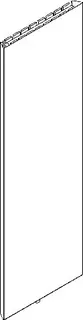 BEMM DHK Plawa Purline H2000x060x0625 M-Anschluss, Edelstahlfront – Bild 2
