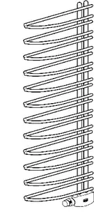 BEMM BHK Salsa 1 E BS1-H1712x045x0428 vorbereitet elektr., Typ NNL, Weiß 9016 – Bild 2