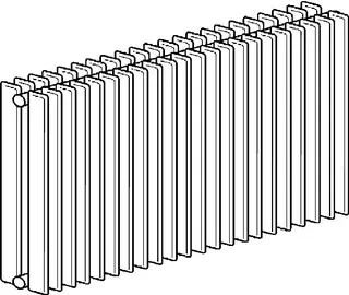 BEMM Lamellen-RR Exra E62-H2000x149x0885 22 EL, Weiss 9016 – Bild 2