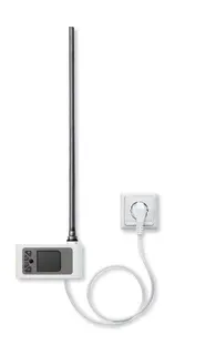 BEMM Heizstab Serie P Ausf. Trend D Uhrenraumthermostat weiss, 230 V, 600 W
