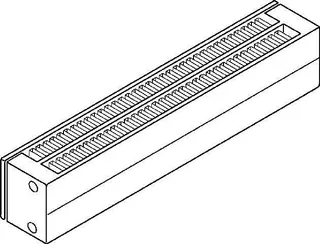 BEMM Konvektor Pako CW3-H0280x153x1500 Typ BC28-2/1W, Weiss 9016 – Bild 2
