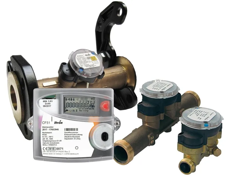 AM Haus- und Gewerbewärmezähler Split MCFU 10,0-D 25L Netz MWh DN40 300-FL Kom