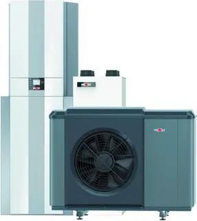 Wolf Haustechnikzentrale CHT-Monoblock Typ: CHT-10/300-50S, inkl. CHA und KWL