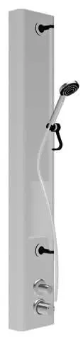 CONTI+ CONGENIAL Duschpan. Abl. W-hyd. Thermost. Edelst. DN15 Handbrause