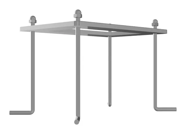CONTI+ Bodenplatte Standbrause 320x210x10