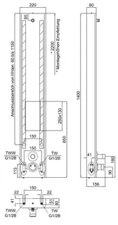 CONTI+ CONGENIAL Duschpan. Abl. Auf-/Zu Thermost. Edelst. DN15 – Bild 4