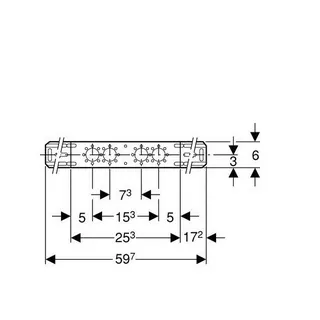 Geberit Mepla Montageplatte für Armaturenanschluss zweifach (76,5 & 153 mm) – Bild 2
