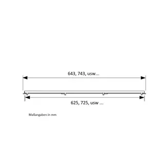TECE Drainline Fliesenmulde "plate", Edelstahl – Bild 2