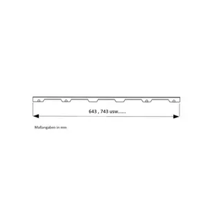 TECE Drainline Designrost "steel II", Edelstahl poliert – Bild 2