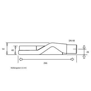 TECE Drainline Ablauf DN40, superflach/seitlicher Auslauf, 0,5 l/s – Bild 2