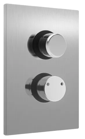 CONTI+ CONGENIAL FIT Dusche UP W-hyd. FM eckig TD Thermost. Edelst. DN15