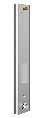 CONTI+ CONGENIAL el. PZ Duschpan. Batt. Ablage Thermostat Edelst. DN15