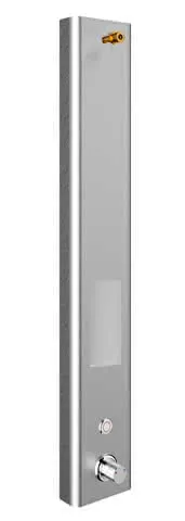CONTI+ CONGENIAL el. PZ Duschpan. Batt. Ablage R-Stopp Therm. Edelst. DN15