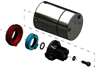 CONTI+ Set Thermostatgriff CONGENIAL Duschen (verchromt) – Bild 2