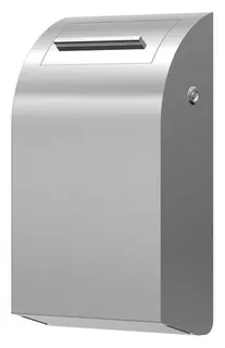 CONTI+ DESIGN Hygienebox 7 l. Edelstahl Schleusen-Einwurf – Bild 2