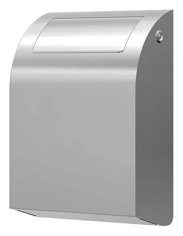 CONTI+ DESIGN Abfall-/Hygienebox 12 l. Edelstahl Schwingverschluss