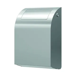 CONTI+ DESIGN Abfall-/Hygienebox 12 l. Edelstahl Schwingverschluss – Bild 2