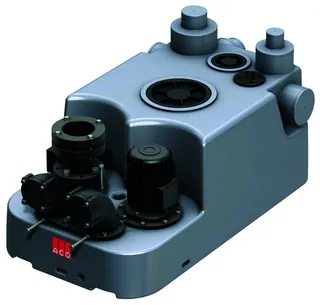 ACO Hebeanlage Muli StarDDP2.1 2Pumpen Beh. PE Vol.max.300L