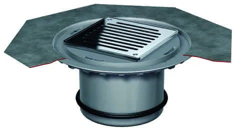 ACO Aufsatzstück AV-Selecta PP 196x196/ K3/ rutschh./Rost verschraubt