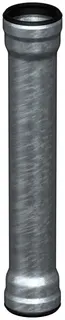 ACO Stahlabflussrohr GM-X DN50x250x1,5/ 2 Muffen/E00025050