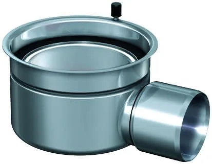 ACO Bodenablauf Variant-CR DN100/ 1,5 Grad/2,0l/s/Halter./ohne WS
