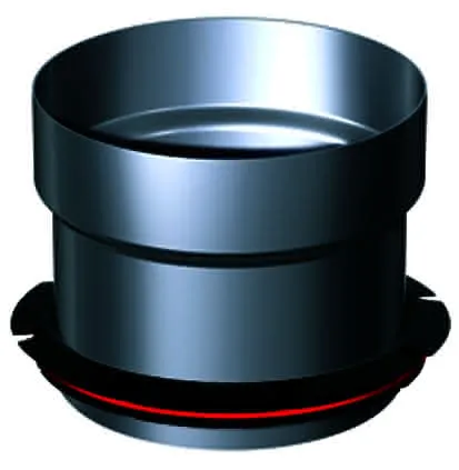 ACO Stutzenverlängerung DN100/ V2A/D=200mm