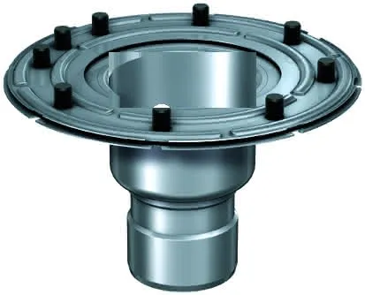 ACO Variant-CR Ablauf DN100 Pressfl./Stutzen 90 Grad