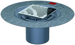 ACO Easy-Flow Aufsatzstück 149x149/ ABS/Rahmen/Schlitzrost V2A lose
